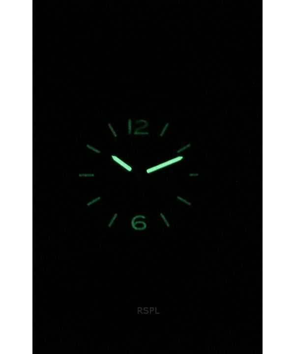 Fossil Heritage Luggage Leather Strap Black Dial Automatic ME3233 Mens Watch