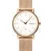 Skagen Kuppel Lille Rose Gold Stainless Steel White Dial Quartz SKW3099 Womens Watch