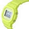 Casio Baby-G Skater Fashion Digital Light Green Resin Strap Quartz BGD-565GS-9 100M Women's Watch