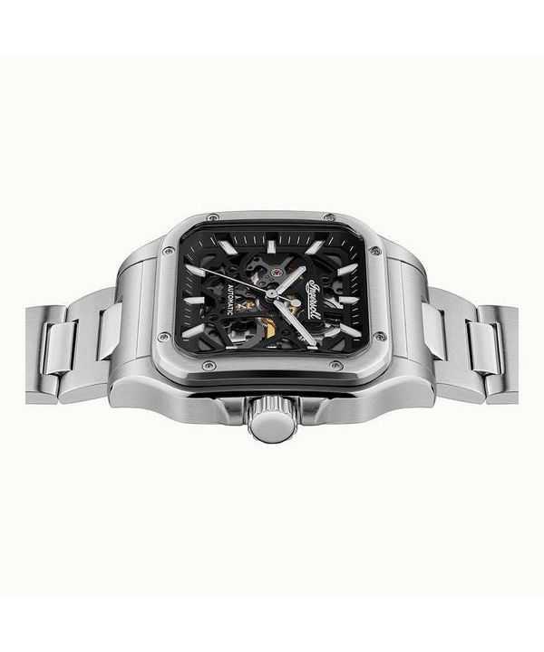 Ingersoll The Ollie Stainless Steel Black Skeleton Dial Automatic I14501 Men's Watch