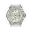 Casio POP Analog Resin Strap Silver Dial Translucent Quartz LRW-200HS-7EV 100M Women's Watch