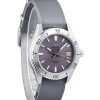 Orient Sports Leather Strap Lilac Dial Automatic Diver's RA-AC0Q07V10B 200M Men's Watch