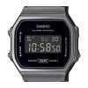Casio Vintage Digital Stainless Steel Mesh Bracelet Quartz A168WEMB-1B Unisex Watch