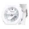 Casio G-Shock Analog Digital White Resin Bio Based Strap Silver Dial Quartz GMA-P2100VA-7A 200M Womens Watch