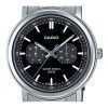Casio Standard Analog Stainless Steel Black Dial Quartz MTP-E335D-1EV Men's Watch