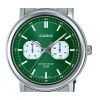 Casio Standard Analog Stainless Steel Green Dial Quartz MTP-E335D-3EV Men's Watch