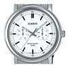 Casio Standard Analog Stainless Steel White Dial Quartz MTP-E335D-7EV Men's Watch