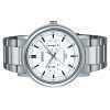 Casio Standard Analog Stainless Steel White Dial Quartz MTP-E335D-7EV Men's Watch