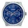 Casio Standard Analog Stainless Steel Blue Dial Quartz MTP-E340D-2AV Men's Watch