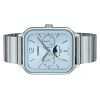 Casio Standard Analog Moon Phase Stainless Steel Baby Blue Dial Quartz MTP-M305D-2AV Men's Watch