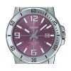 Casio Standard Analog Stainless Steel Purple Dial Quartz MTP-VD01D-6BV Men's Watch
