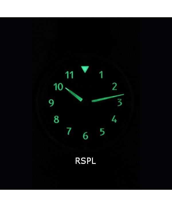 Ratio Skysurfer Pilot Black Sunray Dial Leather Automatic RTS305 200M Mens Watch