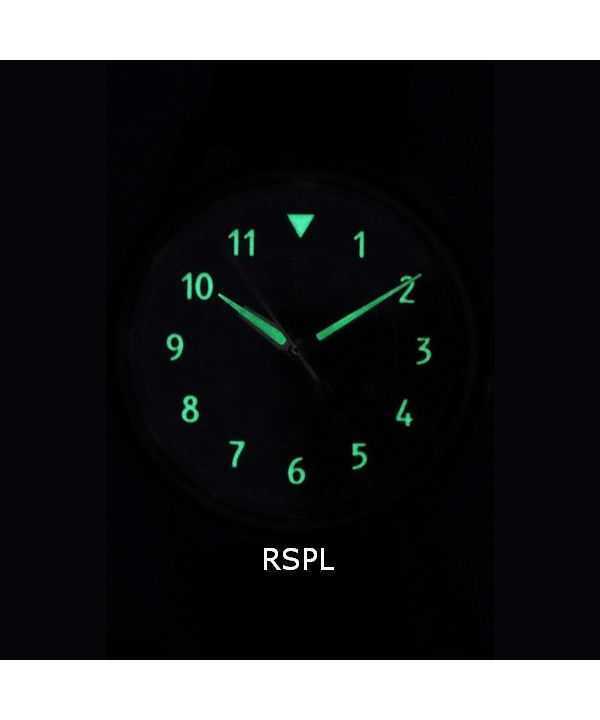 Ratio Skysurfer Pilot Black Sunray Dial Leather Automatic RTS314 200M Mens Watch