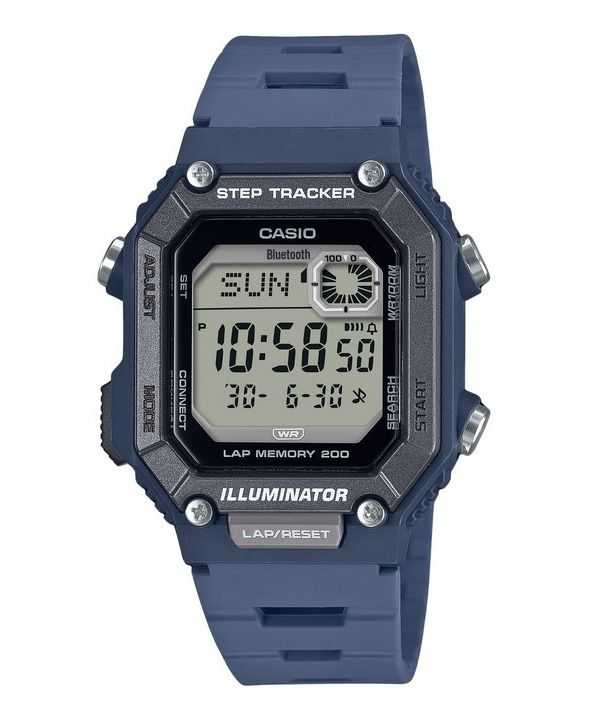 Casio Standard Digital Smartphone Link Step Tracker Resin Strap Quartz WS-B1000-2AV 100M Men's Watch