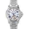 Bulova Marine Star Stainless Steel Mother Of Pearl Dial Automatic 96L326 100M Women's Watch