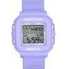 Casio Baby-G Plus Digital 30th Anniversary Purple Resin Strap Quartz BGD-10K-6 100M Women's Watch With Special Holder