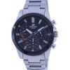 Casio Edifice Chronograph Analog Solar EQS-930DB-1A EQS930DB-1 100M Men's Watch