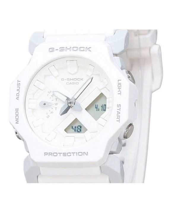 Casio G-Shock Analog Digital White Resin White Dial Strap Quartz GA-2300-7A 200M Men's Watch