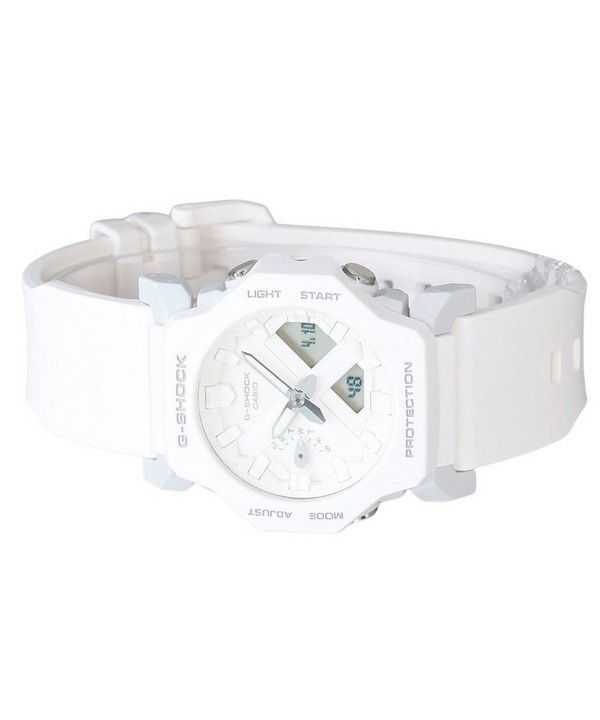 Casio G-Shock Analog Digital White Resin White Dial Strap Quartz GA-2300-7A 200M Men's Watch