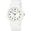Casio Pop Analog White Bio Based Resin Strap White Dial Quartz LQ-24B-7B Women's Watch