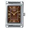 Casio Standard Analog Stainless Steel Brown Dial Quartz LTP-1234DD-5A Women's Watch