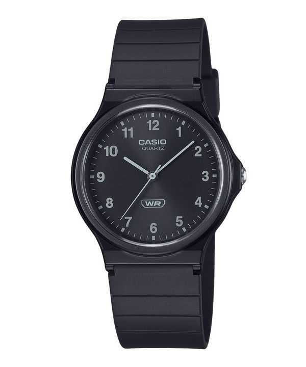 Casio POP Analog Bio Based Resin Strap Black Dial Quartz MQ-24B-1B Unisex Watch