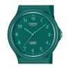 Casio POP Analog Bio Based Resin Strap Green Dial Quartz MQ-24B-3B Unisex Watch