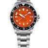 Ratio FreeDiver GMT Series Sapphire Stainless Steel Orange Dial Automatic RTF055 200M Men's Watch