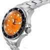 Ratio FreeDiver GMT Series Sapphire Stainless Steel Orange Dial Automatic RTF055 200M Men's Watch