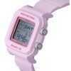 Casio Baby-G Digital Resin Strap Pink Dial Quartz BGD-10-4 100M Women's Watch