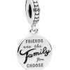 Pandora Friends Are Family Dangle Charm With Black Enamel 798124EN16 For Women