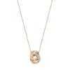Swarovski Hyperbola Clear Crystals And Rose Gold Tone Plated Pendant 5240525 For Women