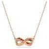 Swarovski Hyperbola Clear Crystals And Rose Gold Tone Plated Pendant 5240525 For Women