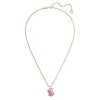 Swarovski Dazzling Swan Pink Crystals And Rose Gold Tone Plated Pendant 5647552 For Women