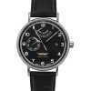 Iron Annie Amazonas Impression Leather Strap Black Dial Automatic 59602 Men's Watch