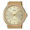 Casio Analog Gold Tone Stainless Steel Champagne Dial Quartz MQ-24G-9E Men's Watch