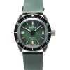 Edox Skydiver Special Edition Green Dial Automatic Diver's 801313NCVI 300M Men's Watch With Extra Strap