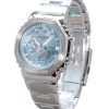 Casio G-Shock G-Steel Analog Digital Stainless Steel Light Blue Dial Quartz GM-2110D-2A 200M Men's Watch