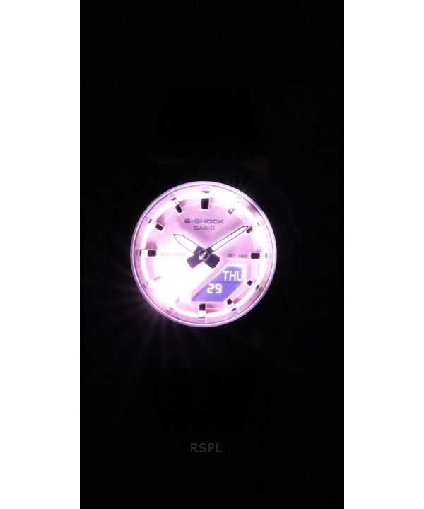 Casio G-Shock Analog Digital Bio-Based Resin Strap Pink Dial Quartz GM-S2110-4A 200M Women's Watch