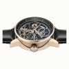 Ingersoll The Jazz Moon Phase Leather Strap Black Skeleton Dial Automatic I07705 Men's Watch