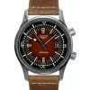 Longines Legend Diver Leather Strap Brown Dial Automatic L3.774.4.60.2 300M Men's Watch