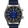 Longines Legend Diver Leather Strap Blue Dial Automatic L3.774.4.90.2 300M Men's Watch