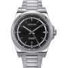 Longines Conquest Stainless Steel Sunray Black Dial Automatic L3.830.4.52.6 100M Men's Watch