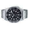 Casio Standard Analog Stainless Steel Black Dial Quartz MTD-135D-1AV Men's Watch
