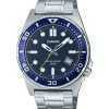 Casio Standard Analog Stainless Steel Blue Dial Quartz MTD-135D-2AV Men's Watch