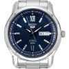 Seiko 5 Analog Stainless Steel Blue Dial Automatic SNKP17K1 Men's Watch