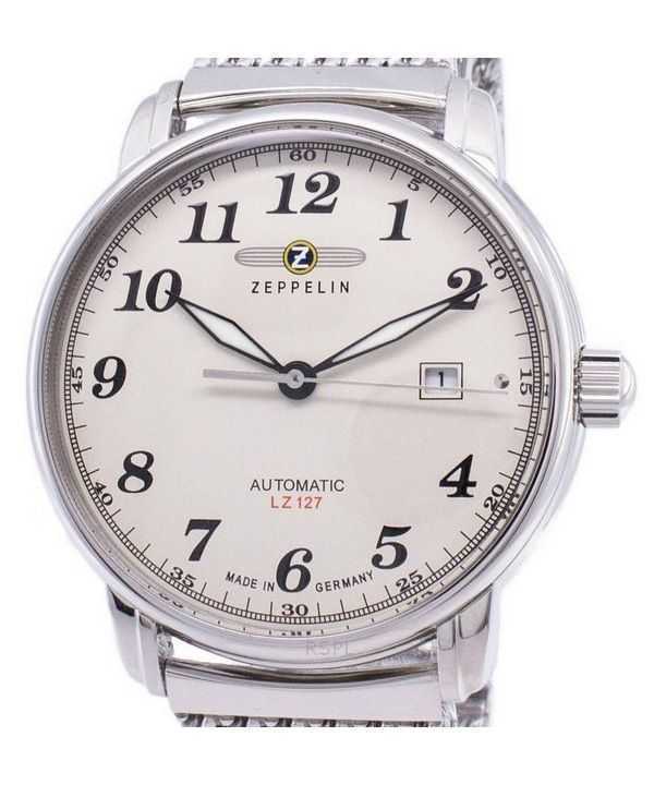 Zeppelin Series LZ127 Graf Automatic Germany Made 7656M-5 7656M5 Men's Watch