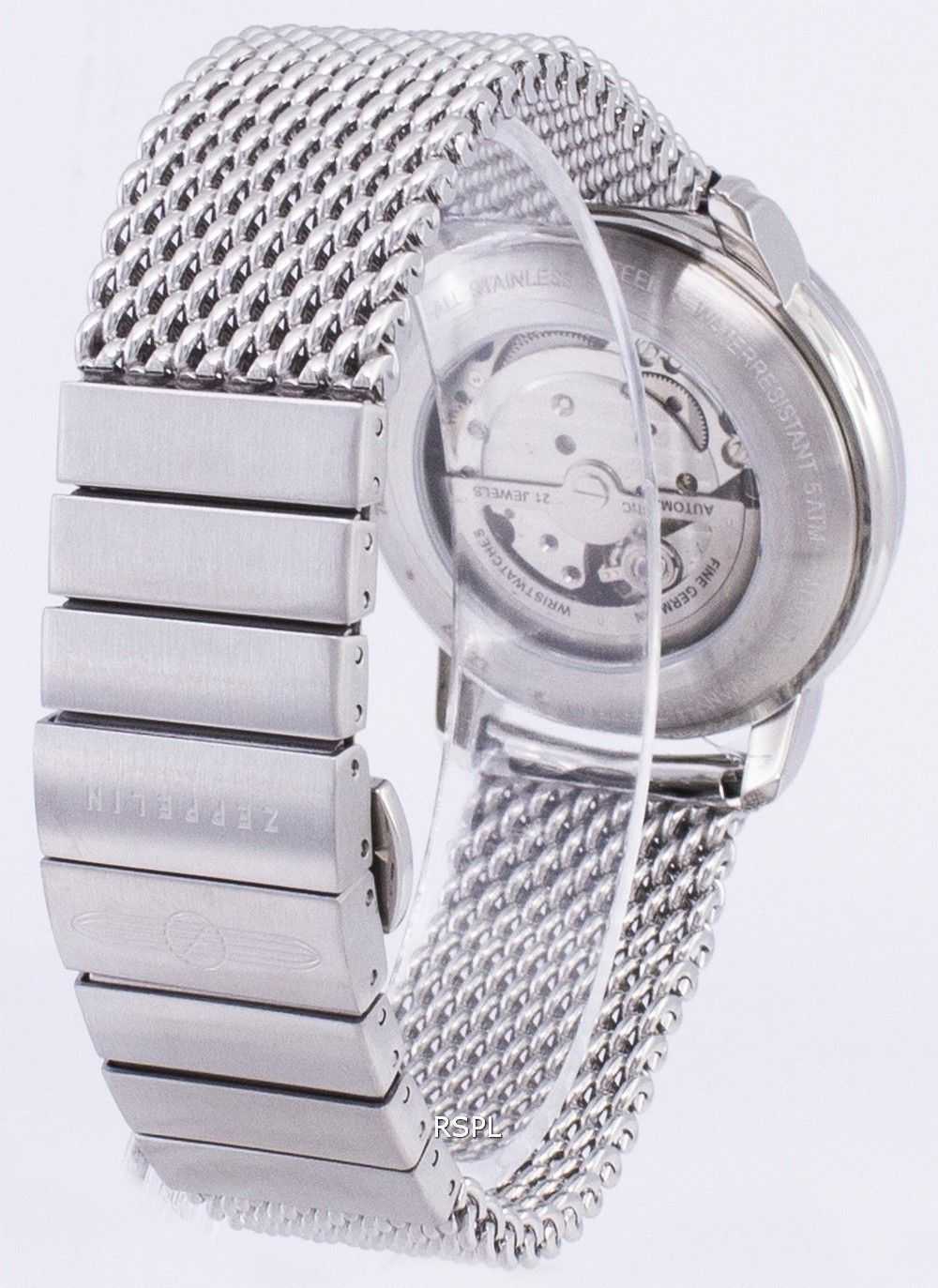 Zeppelin Series LZ127 Graf Automatic Germany Made 7656M-5 7656M5 Men's Watch