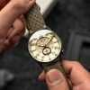 AVI-8 Hawker Typhoon Baldwin Automatic Leather Strap Dark Khaki Dial AV-4119-04 Men's Watch