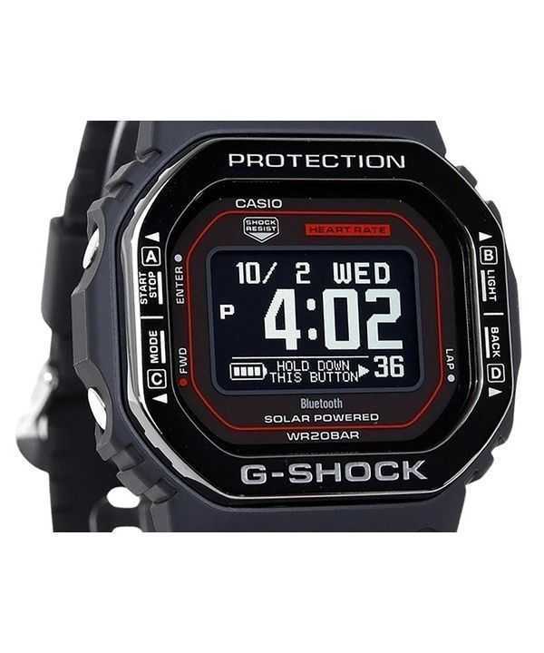 Casio G-shock Move G-Squad Digital Smartphone Link Bio-Based Resin Strap Solar DW-H5600MB-1A4 200M Men's Watch